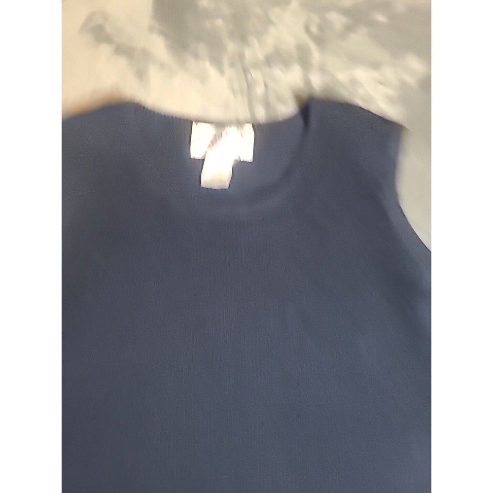 Pendleton Blue  Knit Sleeveless Sweater Polyester Blend Round Neckline Size S